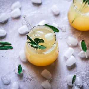 Sparkling Mango Honey Lemonade