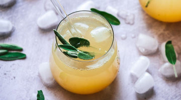 Sparkling Mango Honey Lemonade