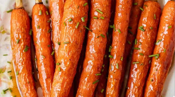 Ginger Honey Roasted Carrots