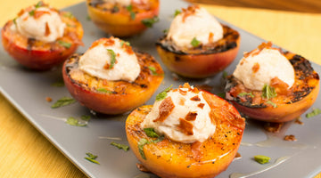 Honey-Glazed Peaches with Island Spice