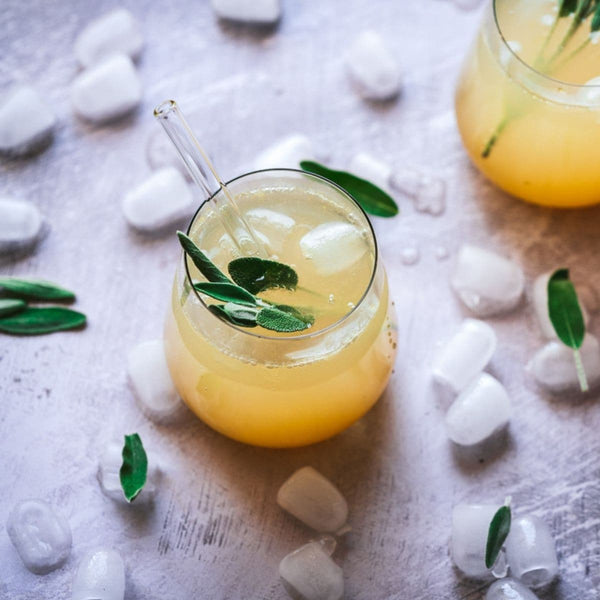 Sparkling Mango Honey Lemonade